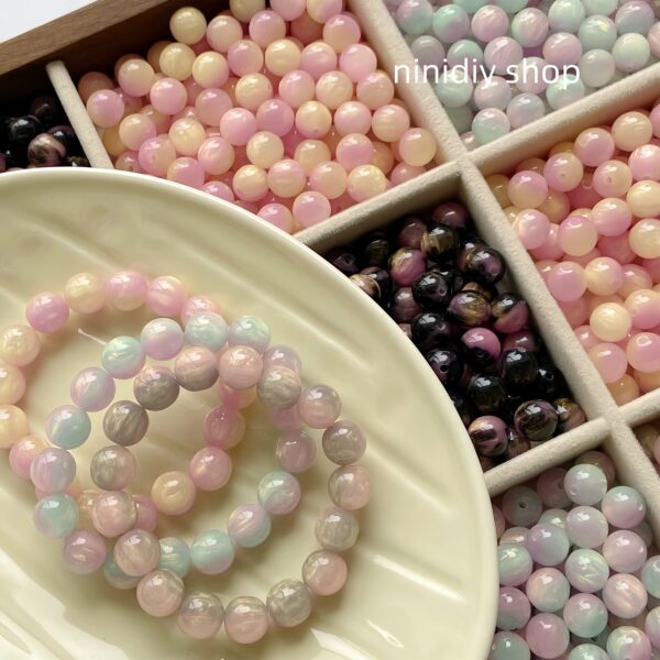 Iridescent Glass Bead Accessories